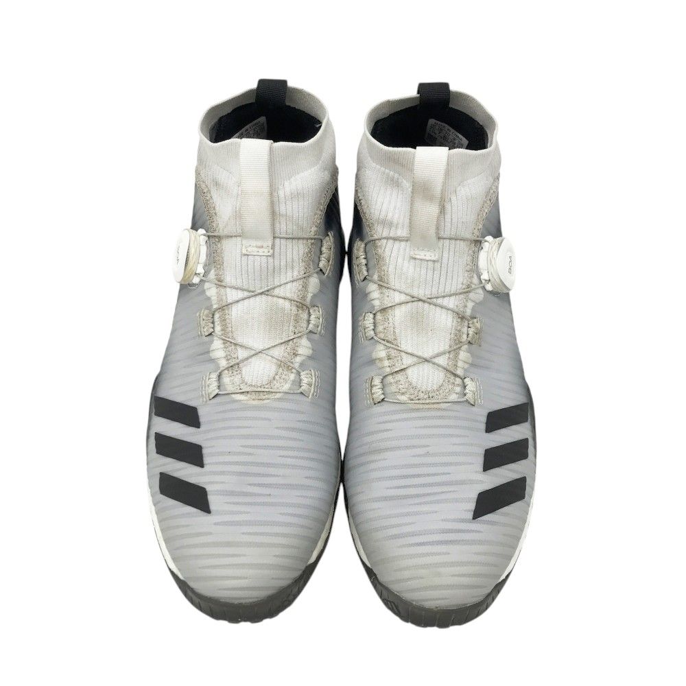 極美品✨ アディダス ゴルフシューズ スパイクレス コードカオス BOA グレー ADIDAS GOLF アディダスゴルフ FW4992 コードカオス BOA