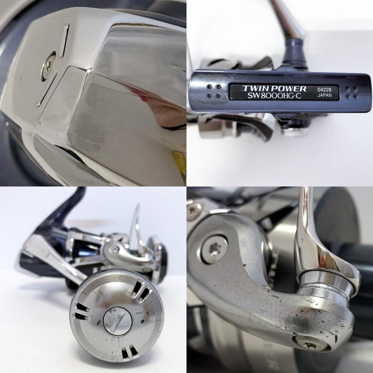 SHIMANO - 【加古川店】 中古 SHIMANO | シマノ リール 21ツインパワーSW 8000HG　※左軸欠品 【スピニングリール】 【85】 加古川店】 中古 SHIMANO | シマノ リール 21ツインパワーSW