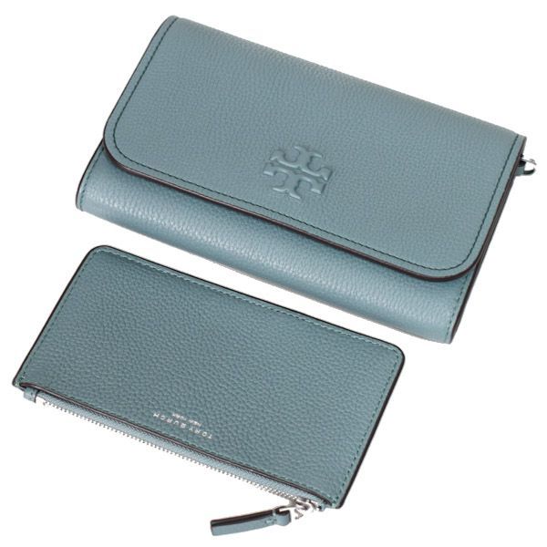 トリーバーチ バッグ TORY BURCH レザー フラップ ウォレット 2way  