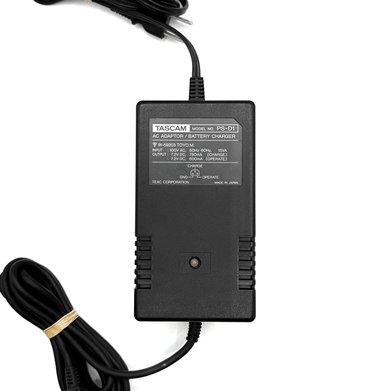 PS-D1 タスカム TASCAM DA-P1 業務用 DAT 純正 充電器 チャージャー