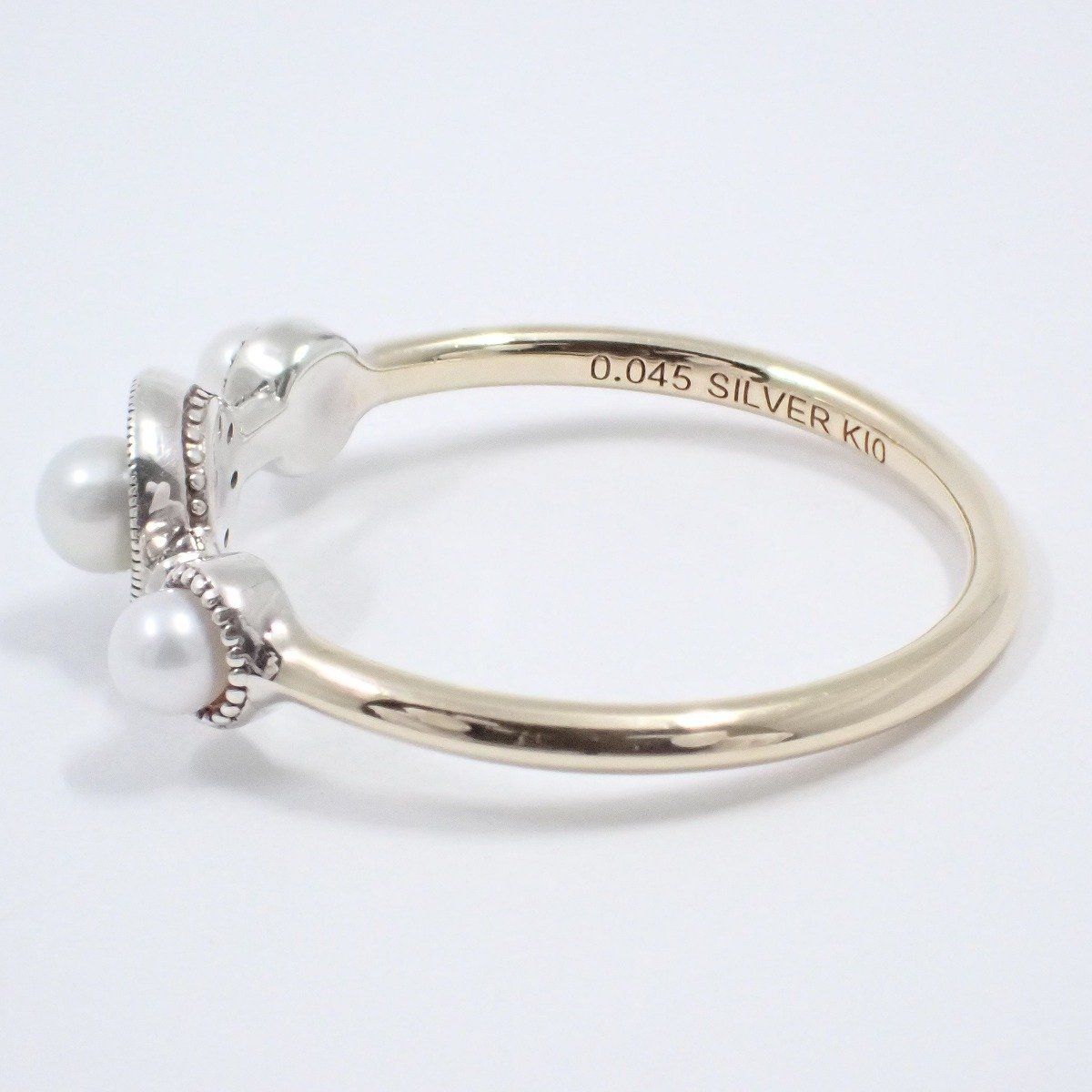 agete アガット オパール K10リング 13号 Yahoo!オークション - アガットオパールリング agete K10 リング 13号