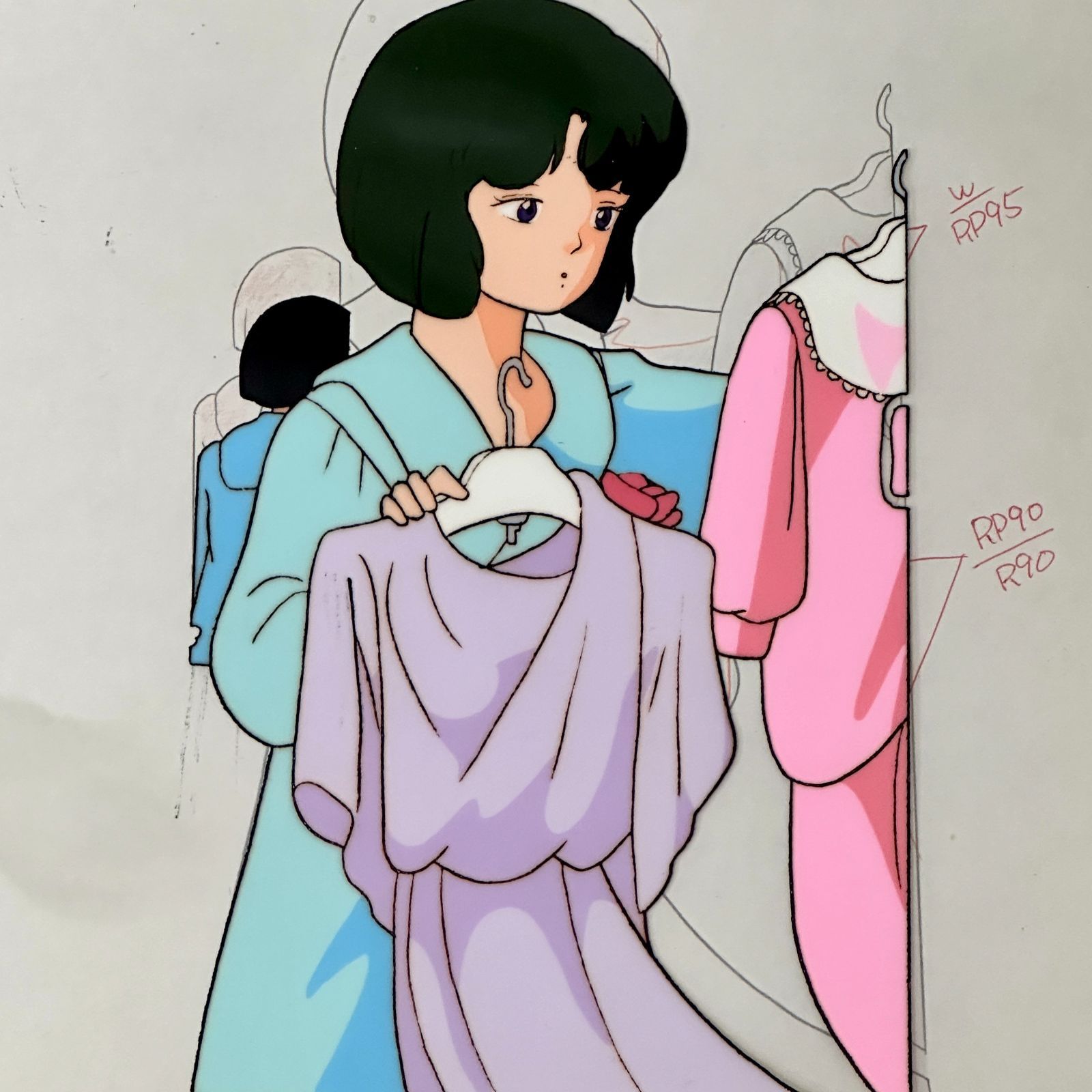 希少品】【非売品】めぞん一刻 九条明日菜 セル画 高橋留美子 希少品】【非売品】めぞん一刻 九条明日菜 セル画 高橋留美子