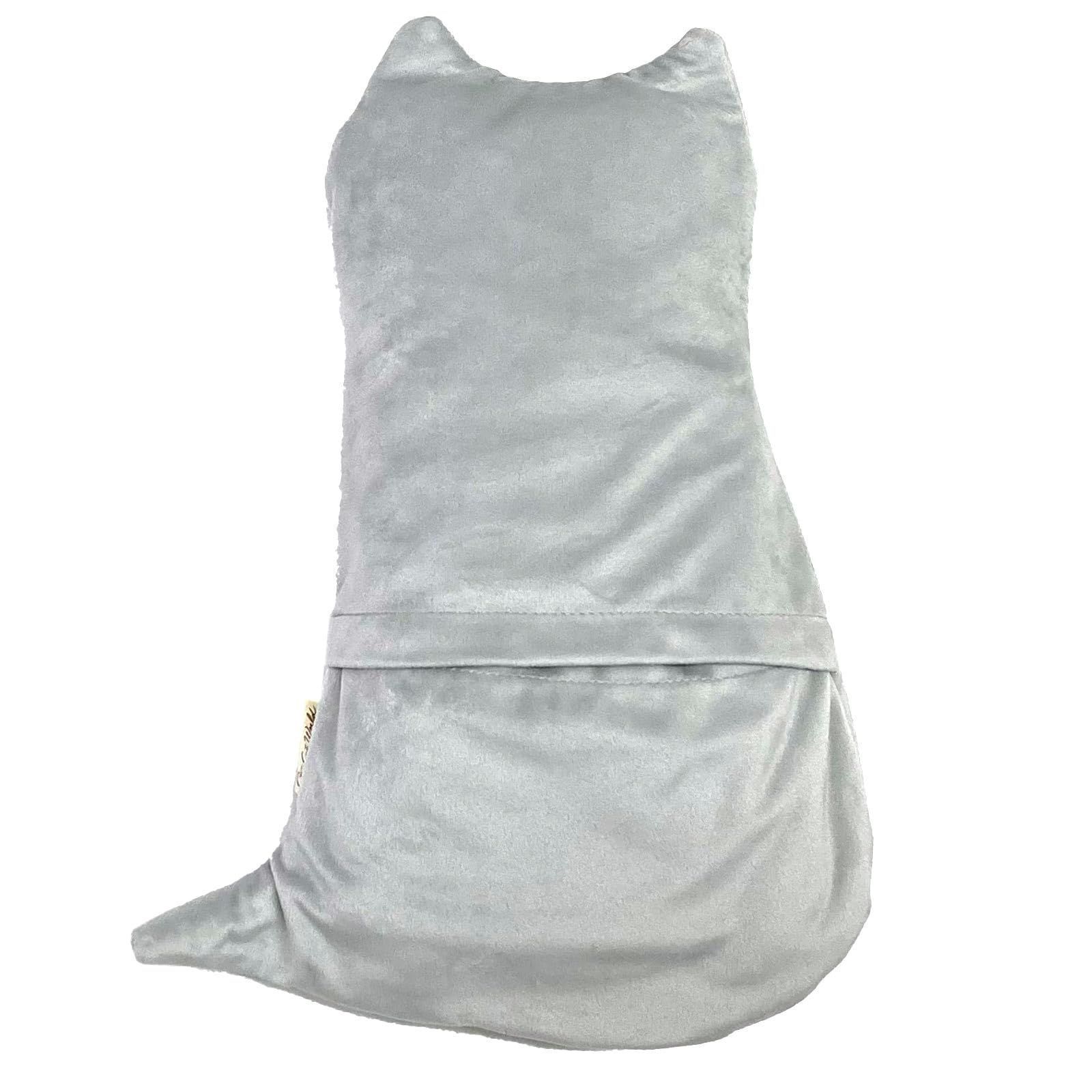 ライトグレー [グーグーワールド] ケース付きブランケット レディースケース付きブランケット 36603401 ひざ掛け 女性 ネコ 猫 あったか 36603401B ライトグレー 約横70cm×縦50cm/ケースW26×H37