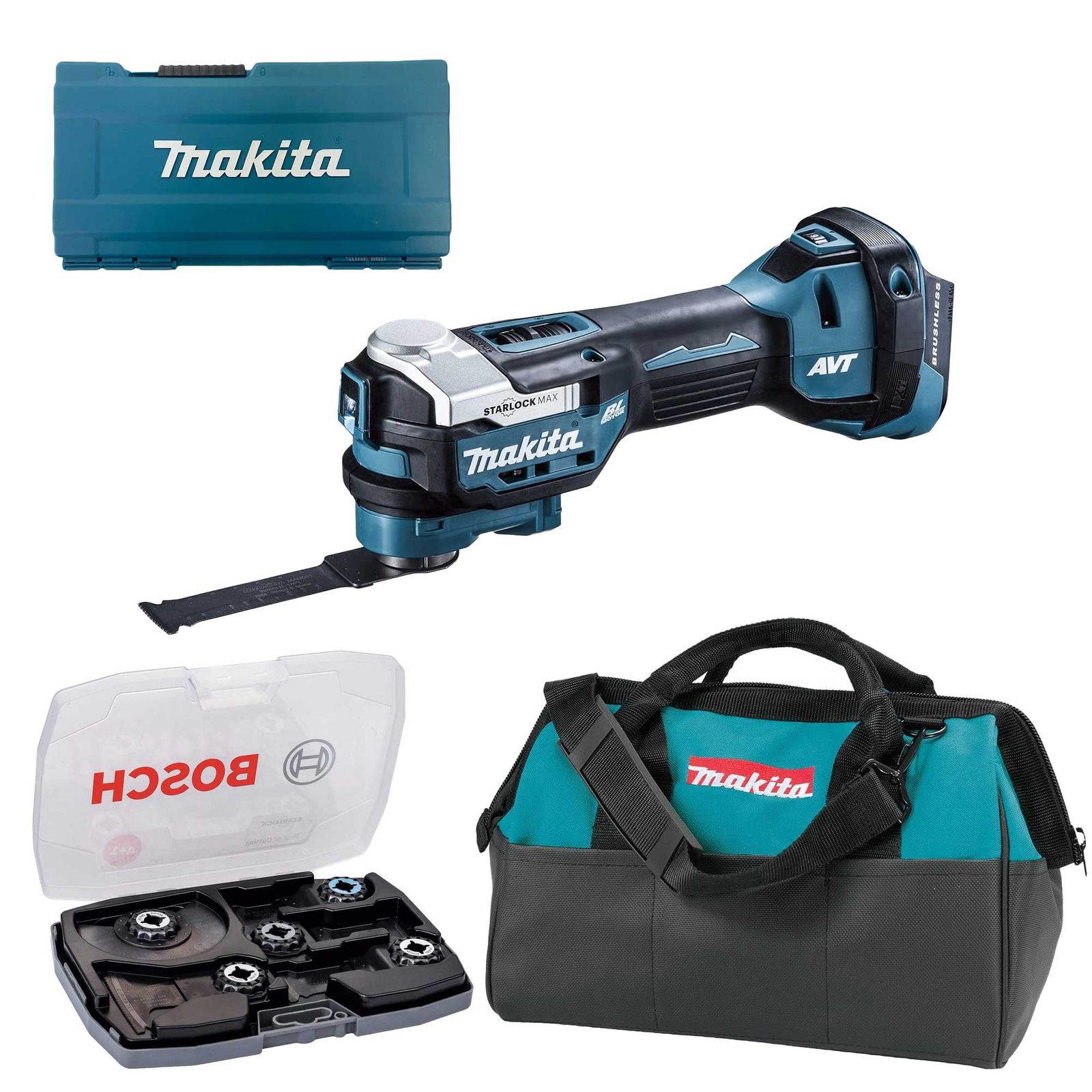 マキタ(makita) TM52DZ 充電式マルチツール 18V 本体+トートバッグ+替 