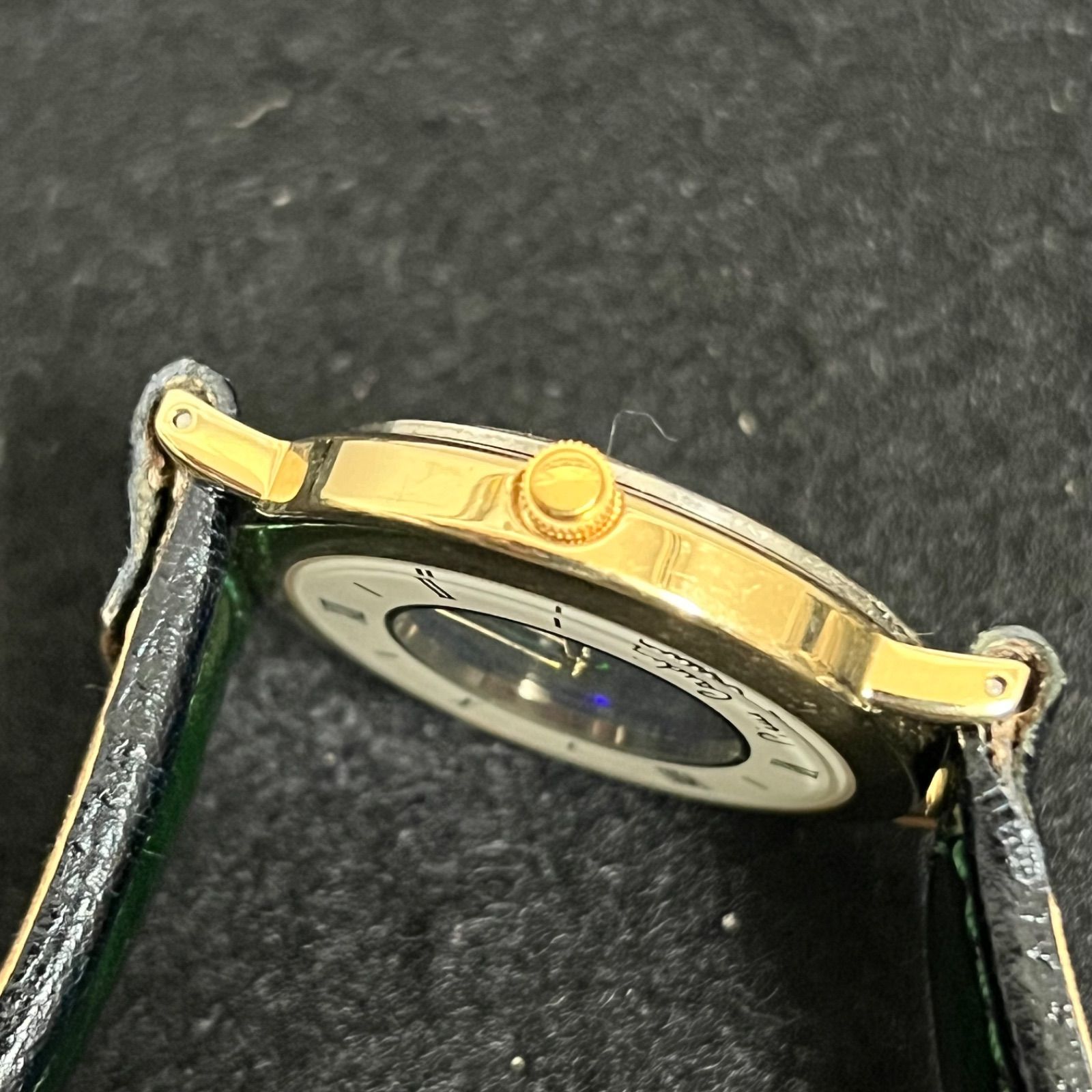 電池切れ】pierre cardin ピエールカルダン クォーツ 腕時計 青