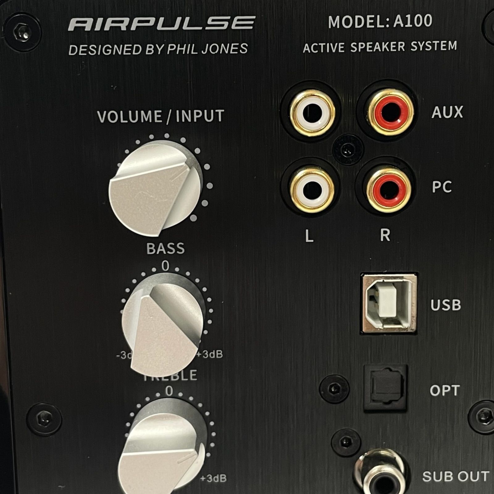  エアパルス A 100 BT 5 0 ハイレゾ対応アクティブスピーカー ブラック ハイグロス スピーカー スピーカー ウーファー