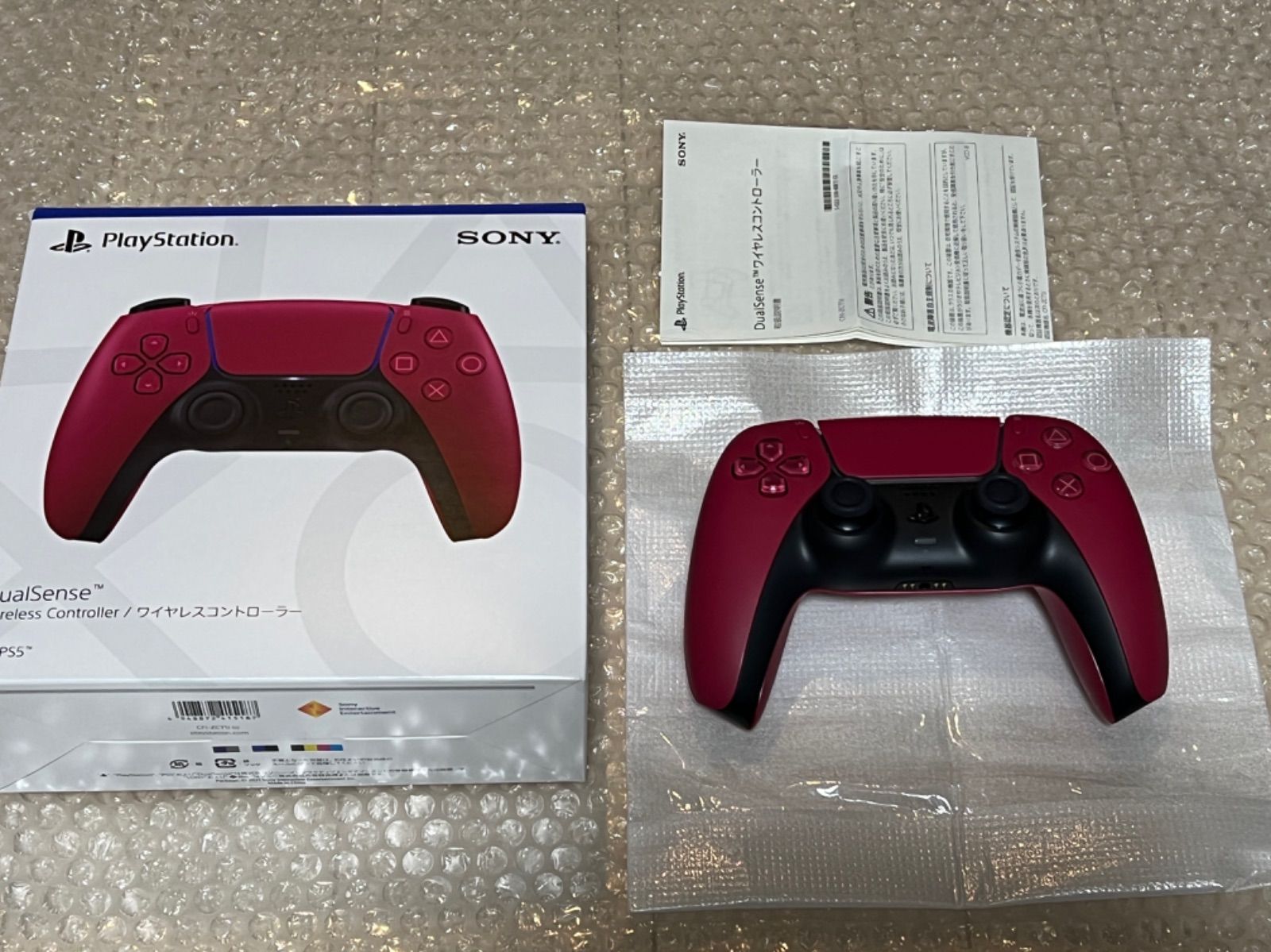 純正】PS5 DualSense コズミックレッド ワイヤレスコントローラ - メルカリ