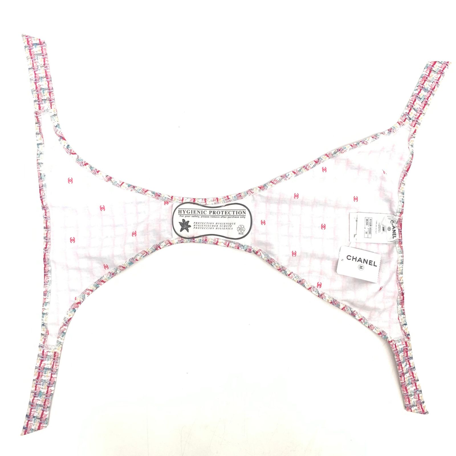 ☆美品☆CHANEL カメリア柄　セパレート水着 サイズ40 ☆美品☆CHANEL カメリア柄 セパレート水着 サイズ40