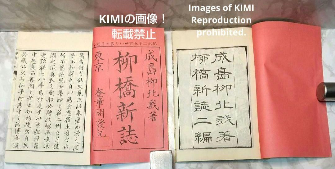 柳橋新誌 単行本 成島柳北 日本近代文学館 二編 完 2冊セット - メルカリ 