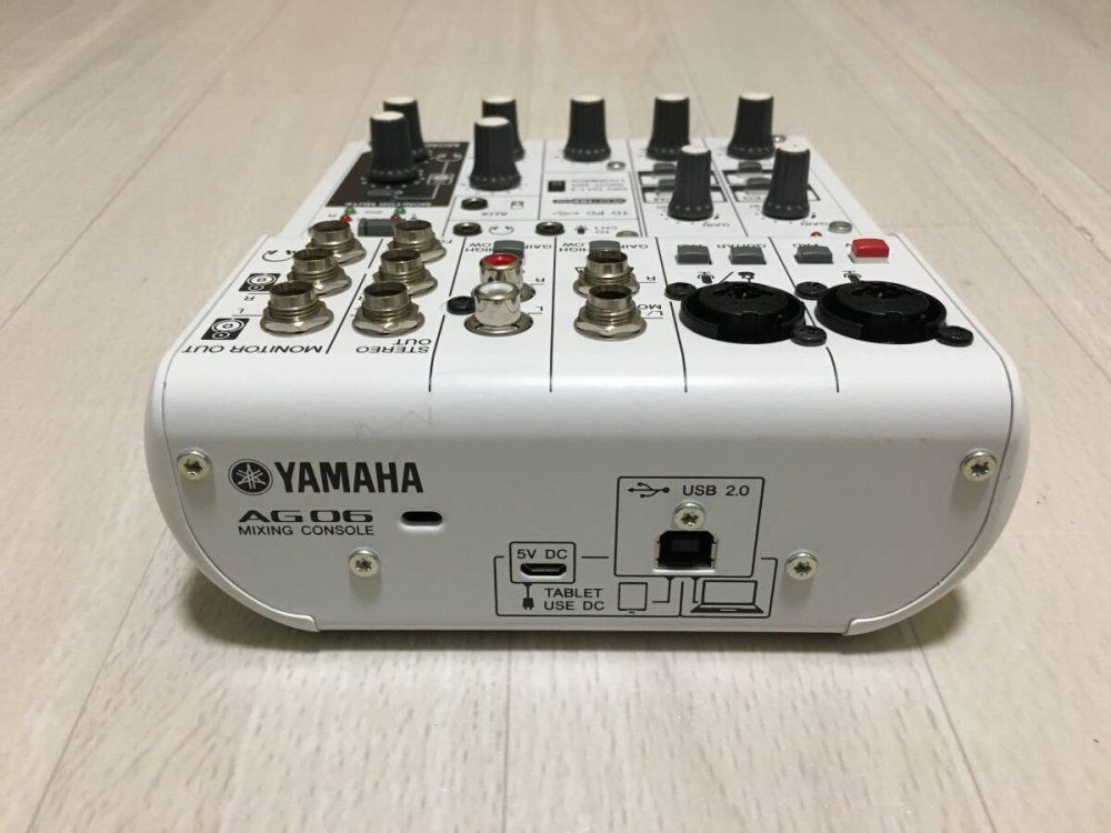 ヤマハ YAMAHA ウェブキャスティングミキサー AG03 3ch 配信向け機能
