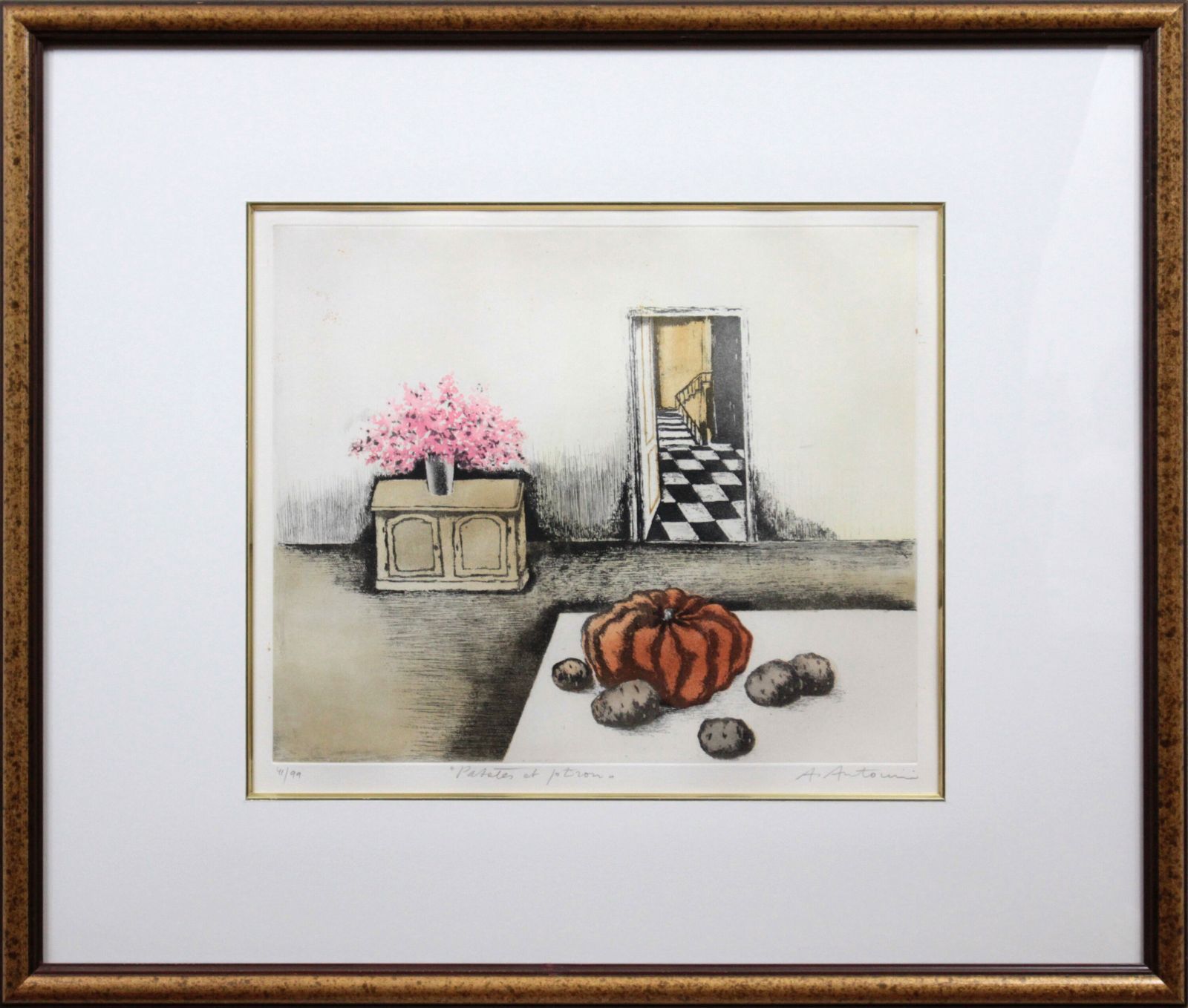 平山郁夫 【夕映薬師寺 】岩絵具方式 P12号 共同印刷 岩絵具方式複製画