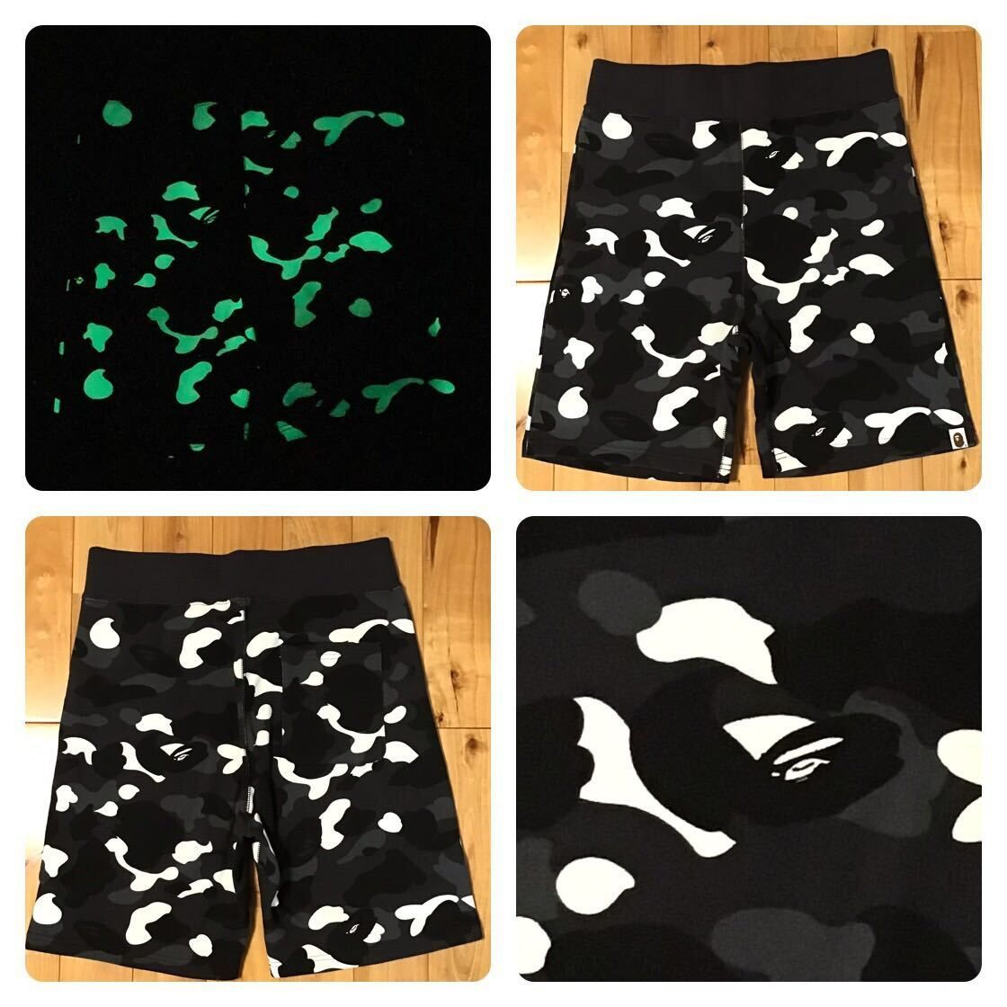 ☆新品☆ 蓄光 City camo スウェット ハーフパンツ Mサイズ ショーツ a bathing ape BAPE shorts エイプ ベイプ  アベイシングエイプ - メルカリ