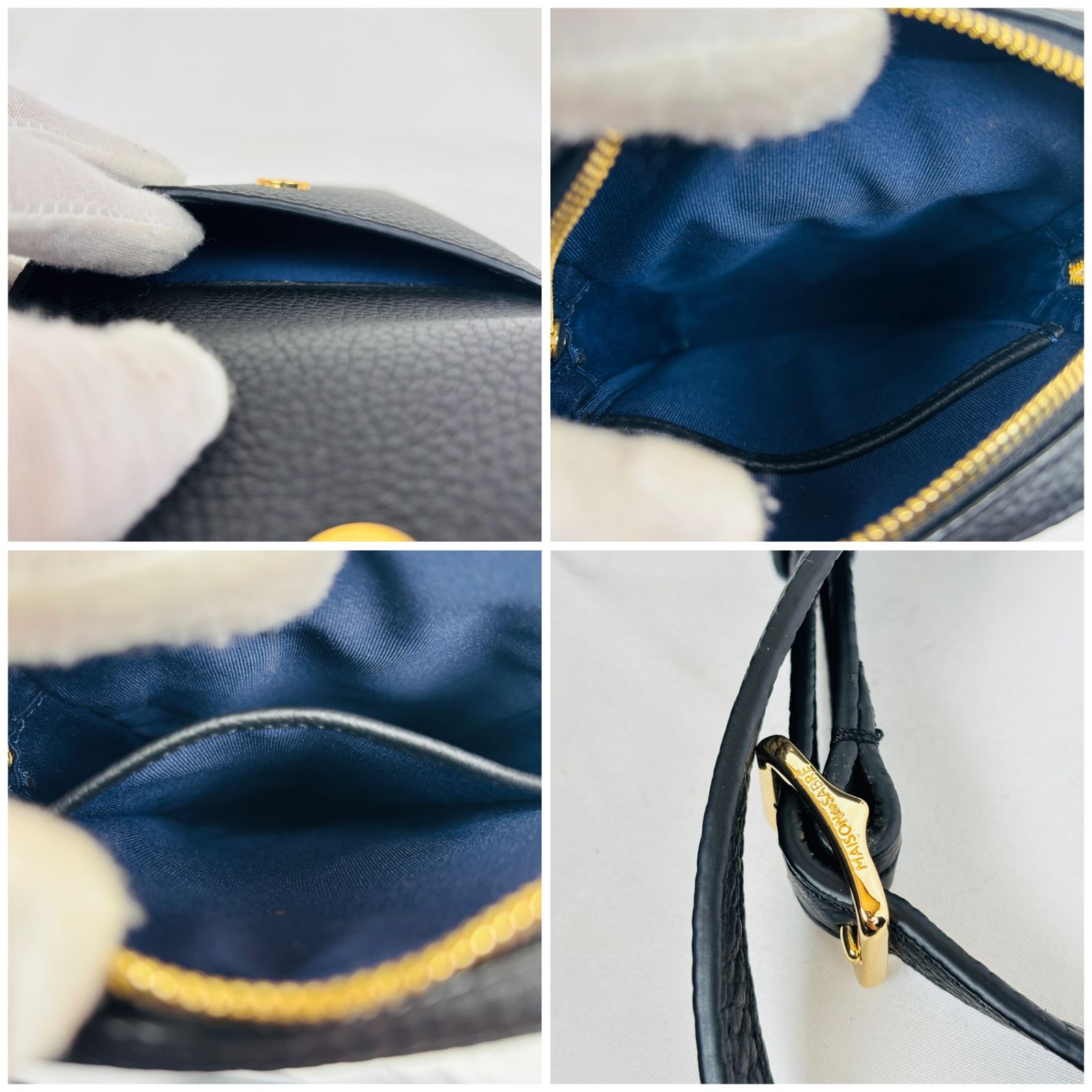 上質レザーの洗練ミニマル】 Maison de SABRÉ メゾンドサブレ ジップ 