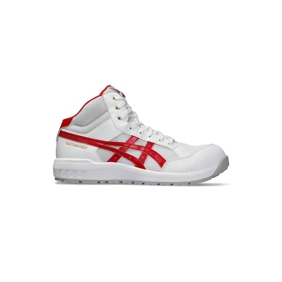 ASICS CP218 100 ホワイト×クラシックレッド 白 アシックス