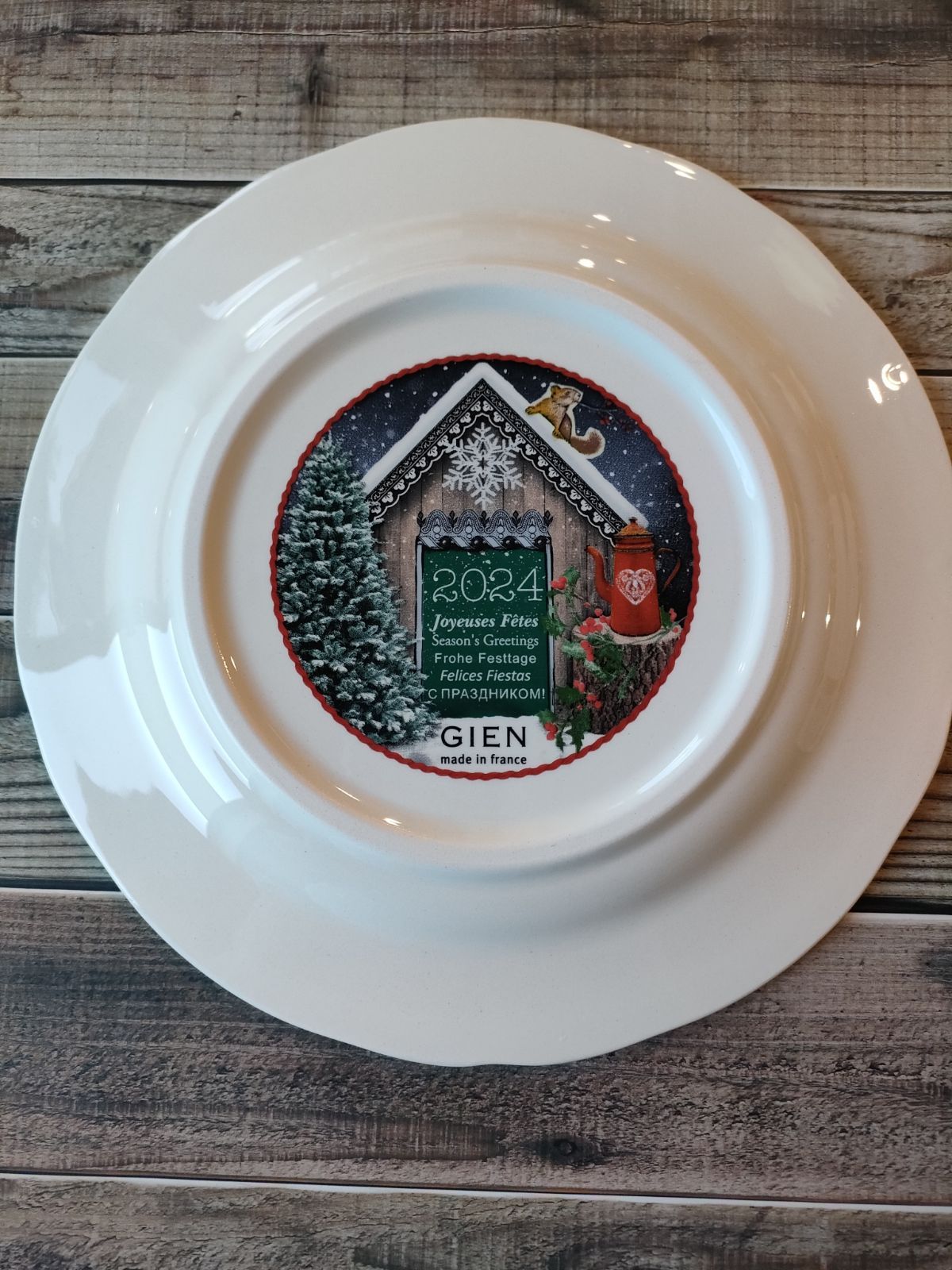 新品未使用】GIEN クリスマスプレート 2024ファンタジー