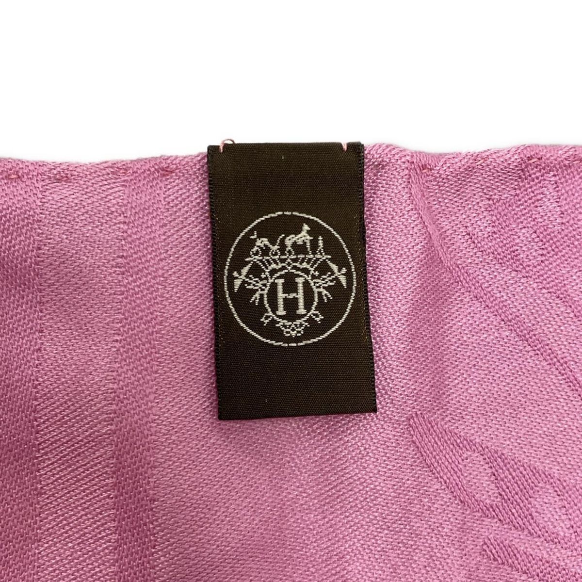 ❤未使用品❤ニューリブリス カシシル ローズメキシコ ピンク ストール エルメス エルメス ストール ニュー・リブリス カシミア×シルク 大判