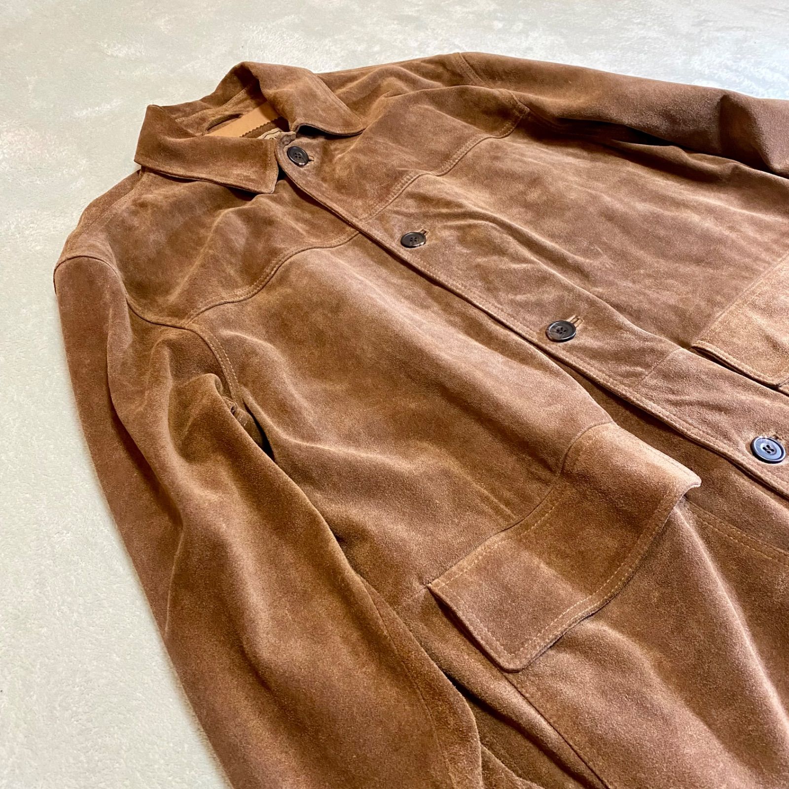 LL.bean エルエルビーン レザースウェードカーコート ジャケット