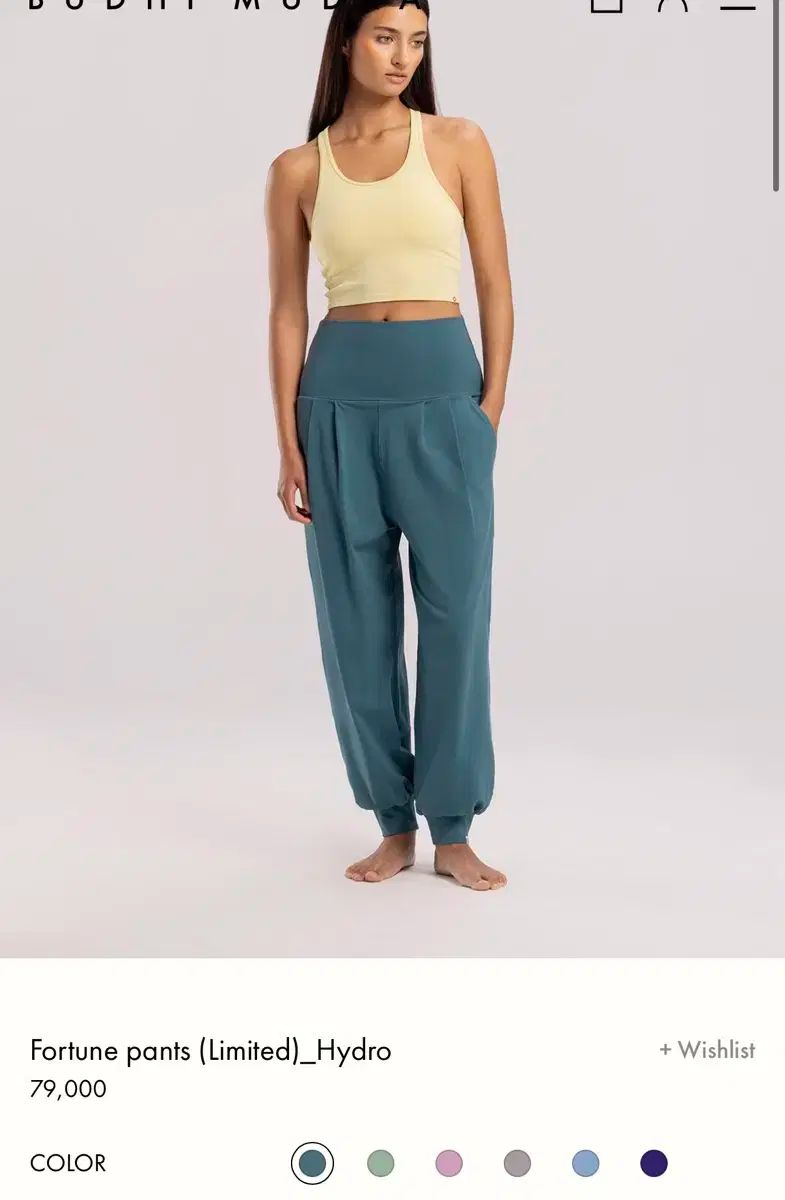 BUDHI MUDRA フォーチュンパンツ hydro (限定版) S ピラティス