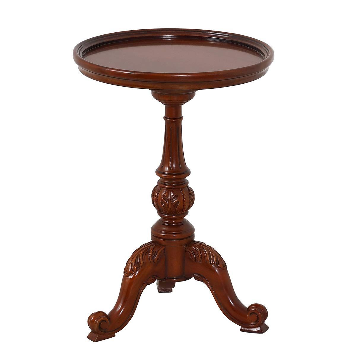 木製 丸テーブル アンティーク風 ラウンドテーブル ヴァーサ