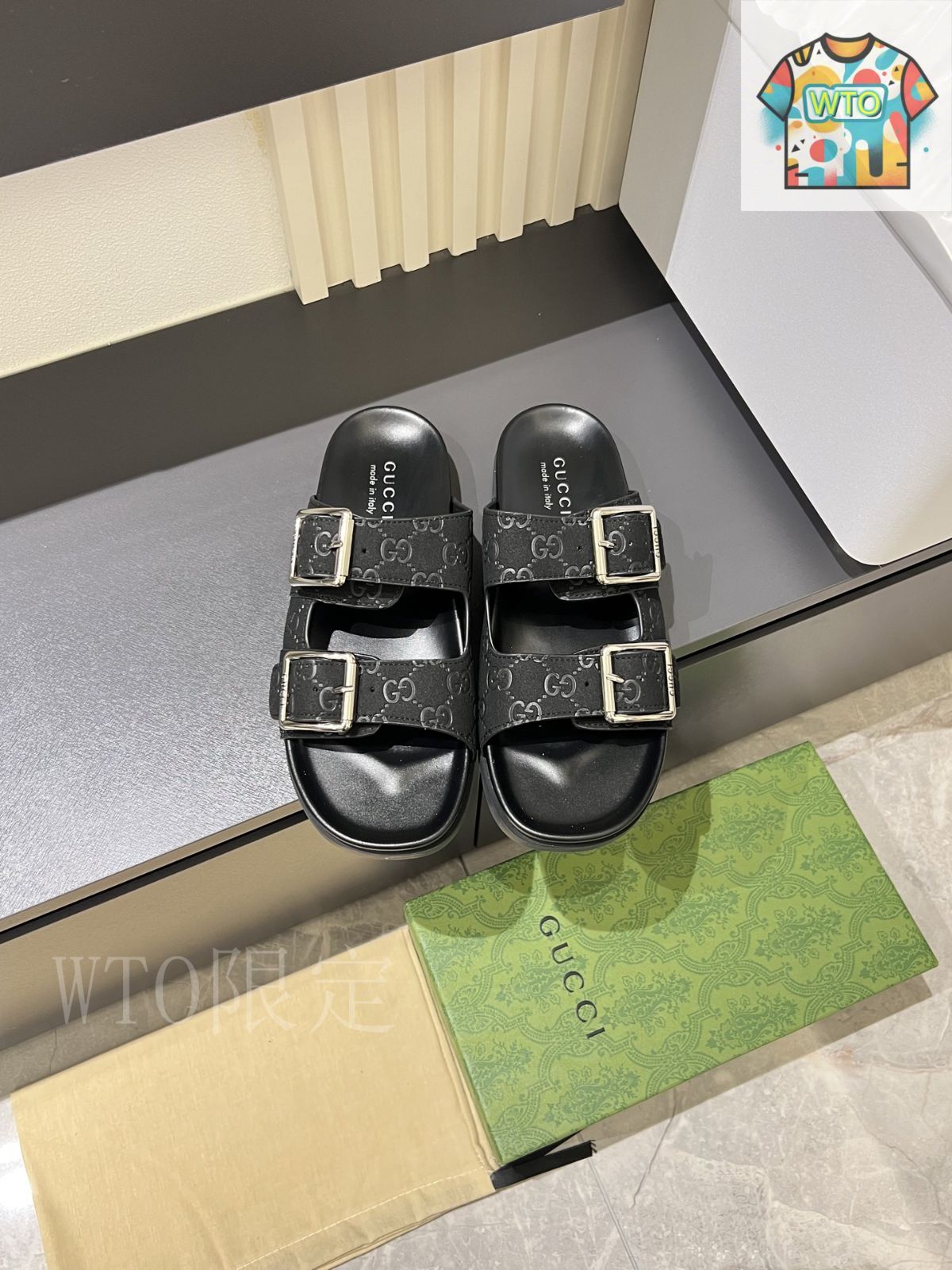 グッチサンダル GUCCI グッチ ストラップ スライド サンダル 正規品 (GUCCI