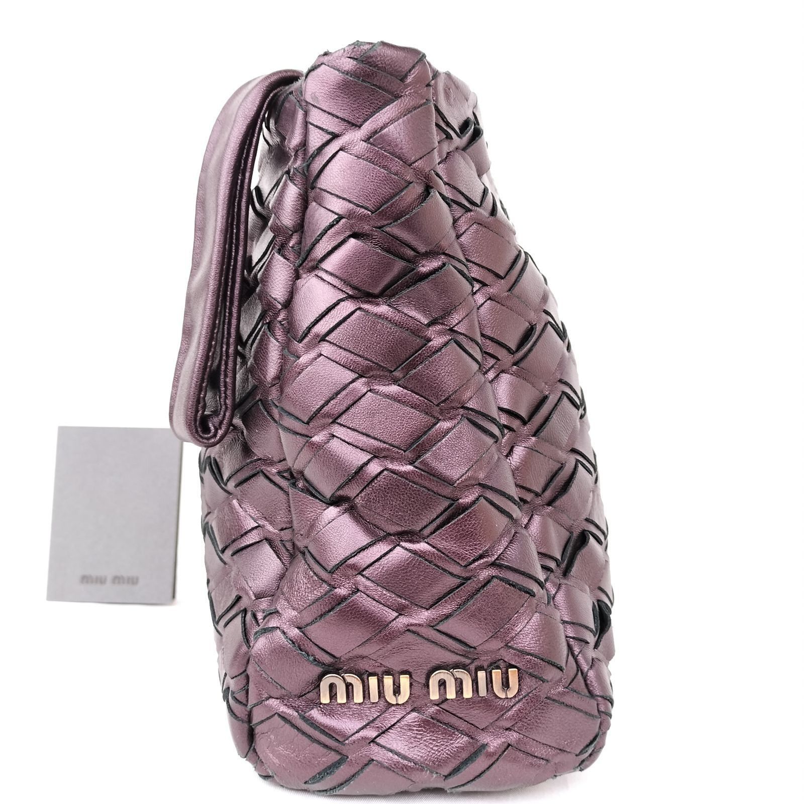 洗練された華やかさ✨】 MIU MIU ミュウミュウ クラッチバッグ  