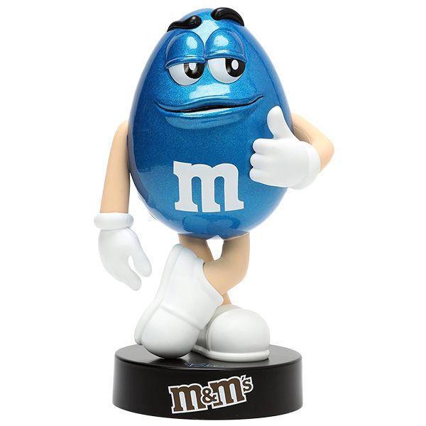 新品 M&M'S エムアンドエムズ ダイキャスト フィギュア ブルー 