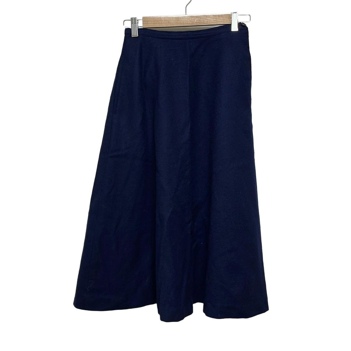 マドモアゼル ノンノン 濃紺 フレアーロングスカート マドモアゼル