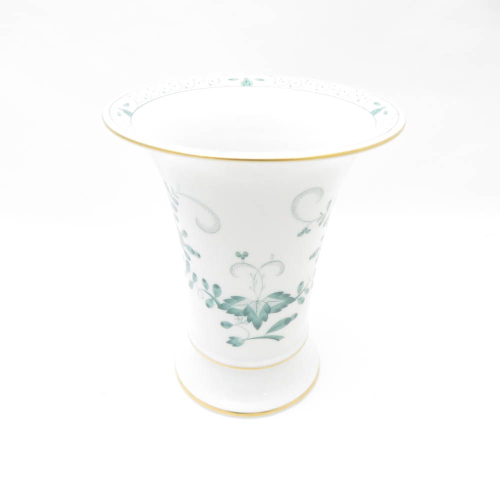 マイセン 花器 インドの華 hiromin様専用】【未使用】マイセン インドの花 ブラックカップ