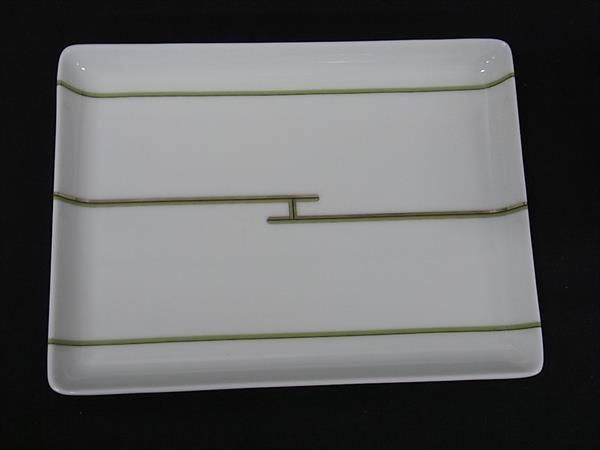 □新品□未使用□ HERMES エルメス リズム スクエア プレート 皿 食器