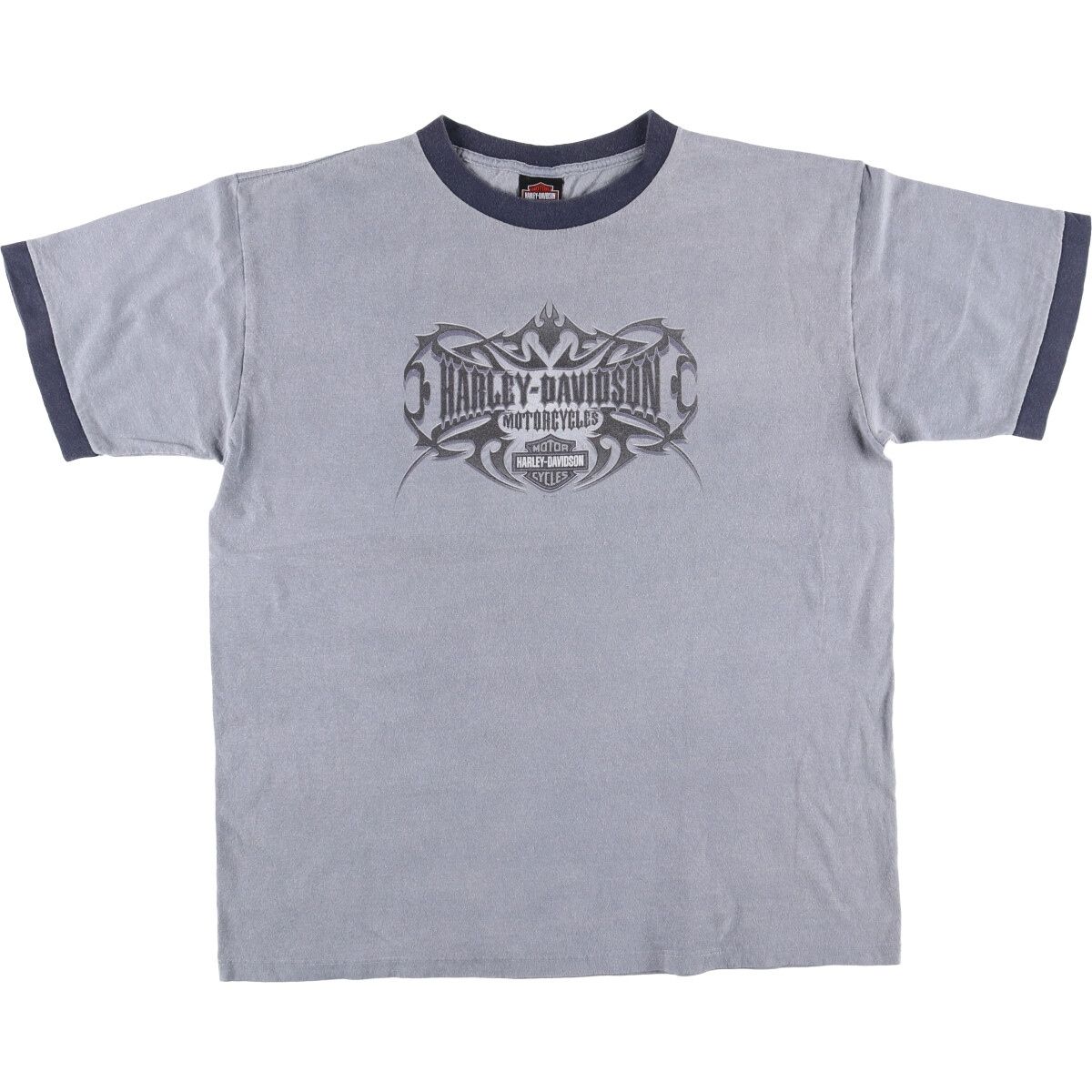古着 00年代 ハーレーダビッドソン Harley-Davidson トライバル リンガーTシャツ メンズXL相当|eaa540314