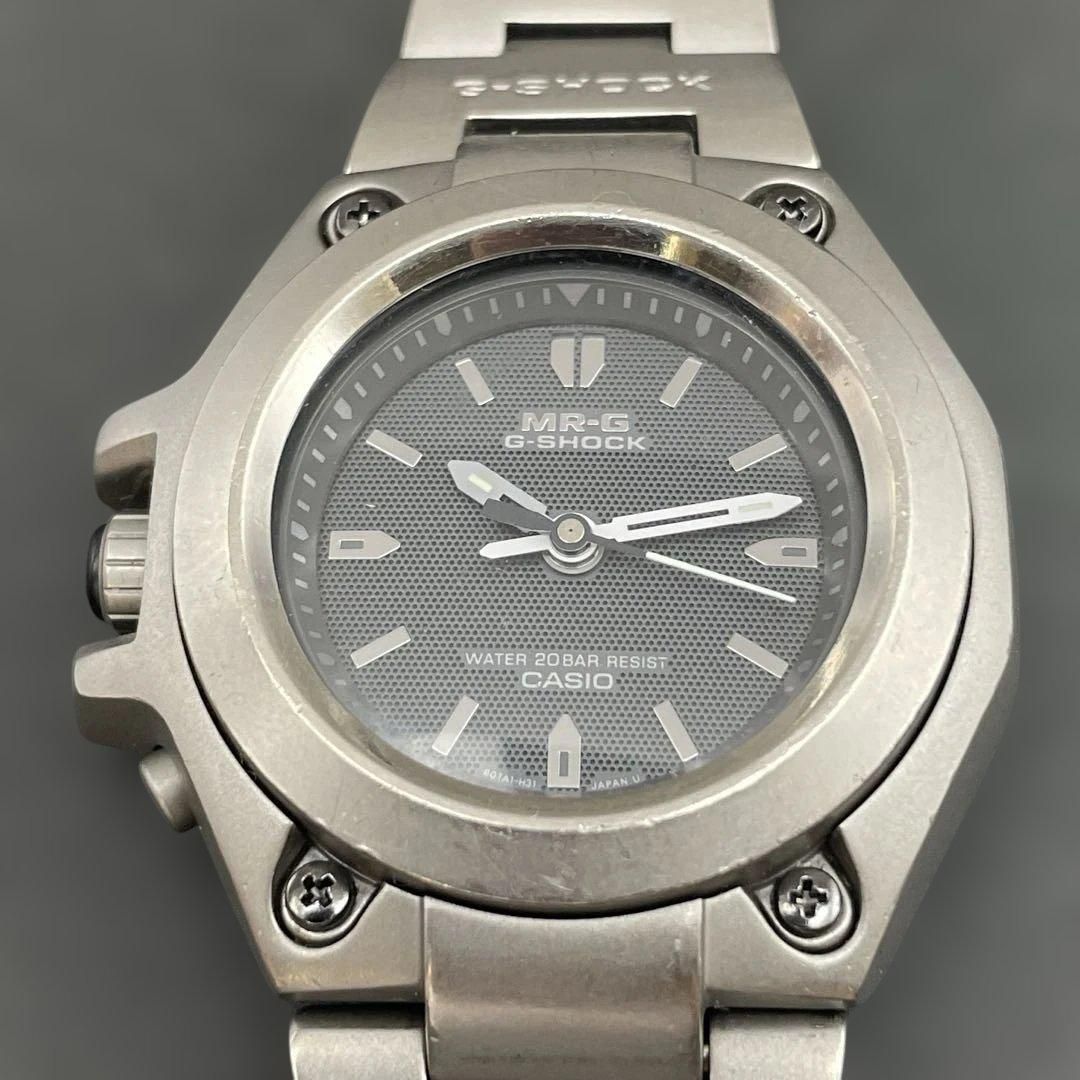 CASIO MRG-120T チタン JAZZレリーフ彫刻 ミスターG ジャズ