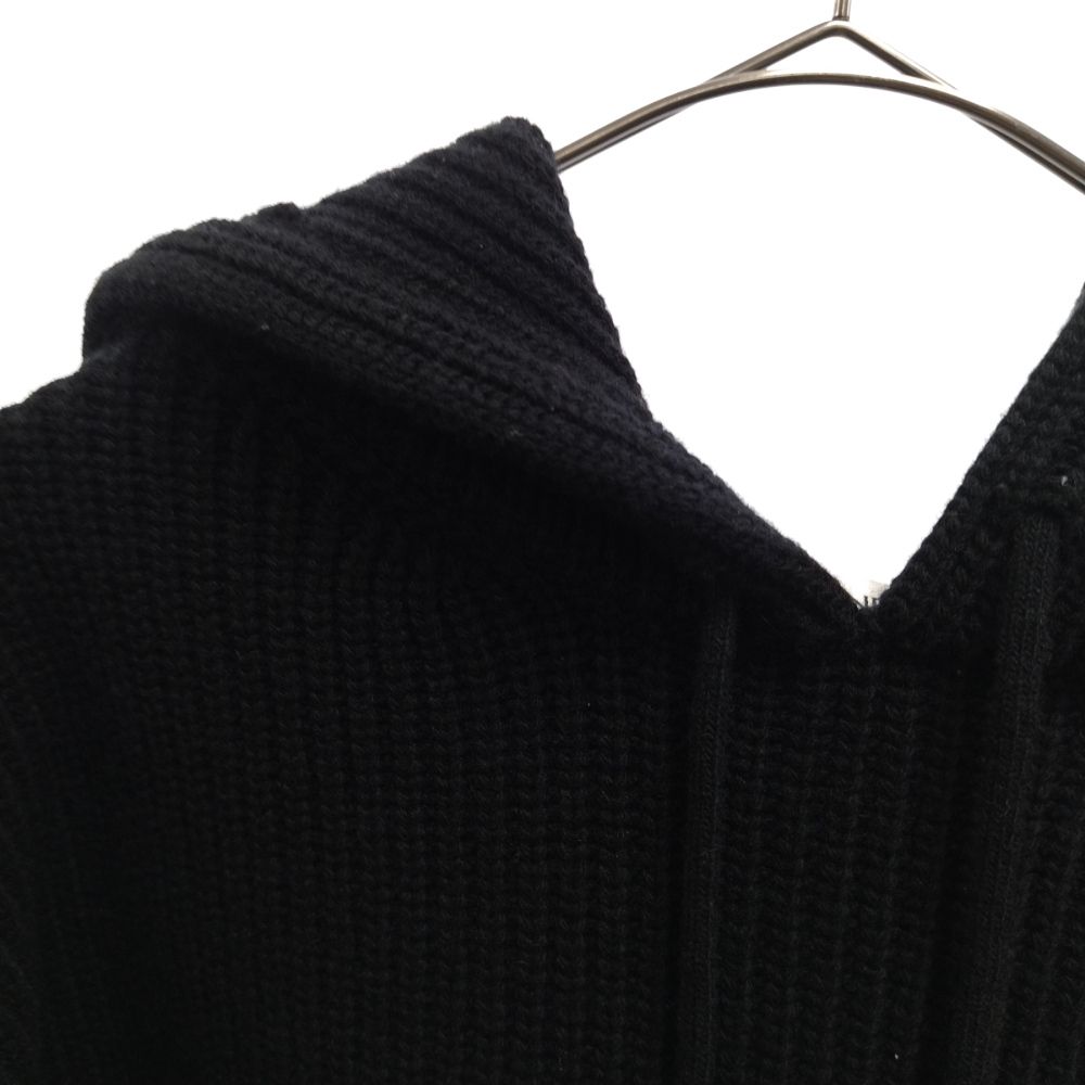 CELINE (セリーヌ) 21AW リブ編みウールフード付きセーターパーカー  