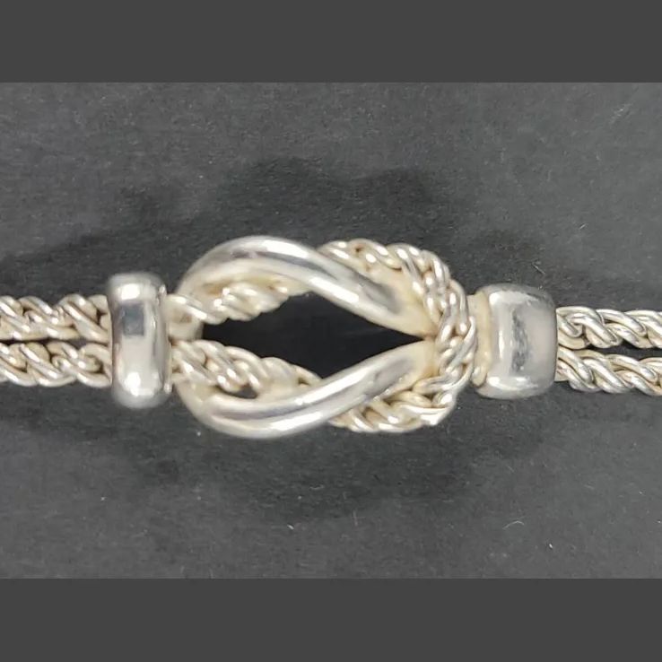 ティファニー Tiffany&Co. ダブルループ シルバーブレスレット