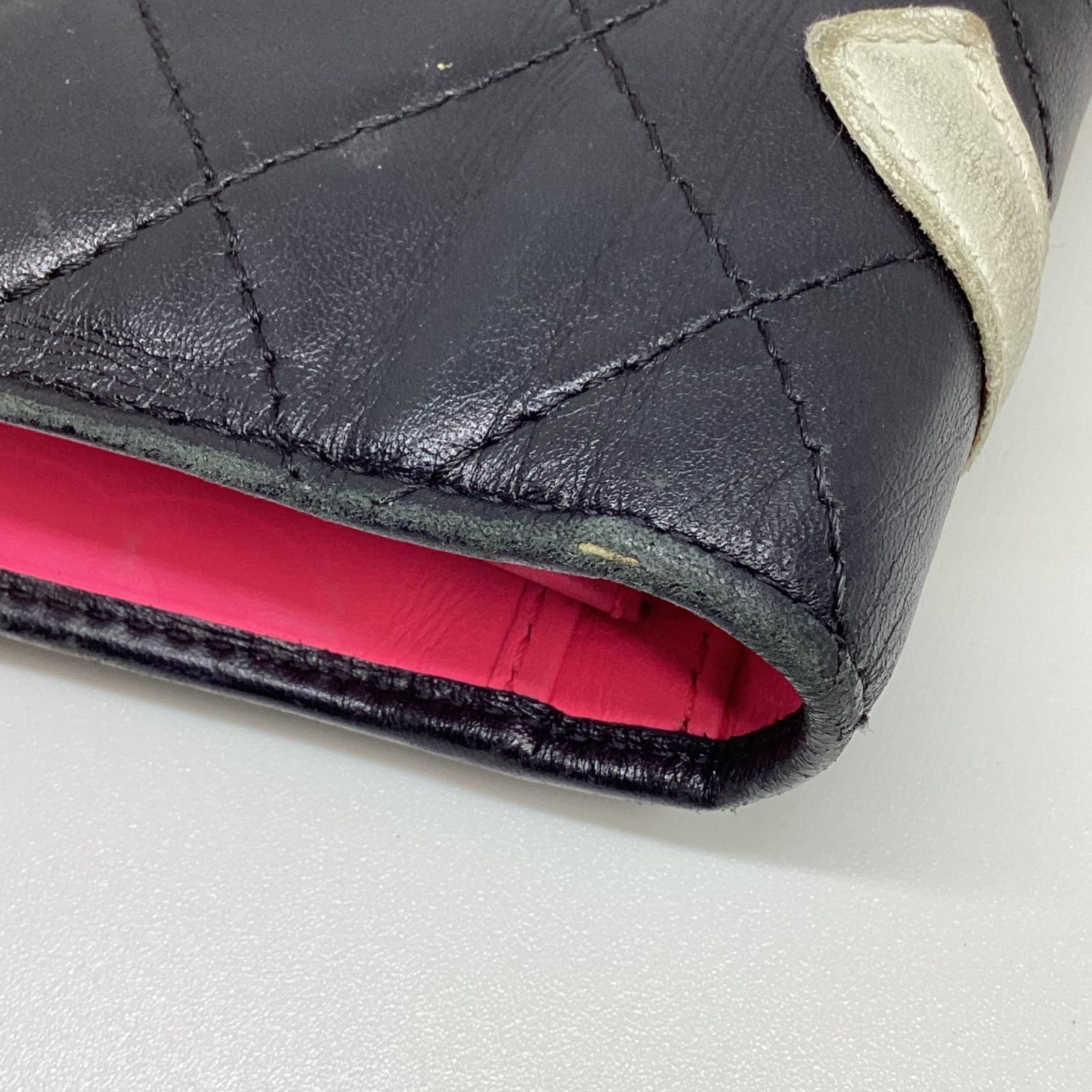 シャネル CHANEL カンボンライン 長財布 ☆ギャランティカードあり