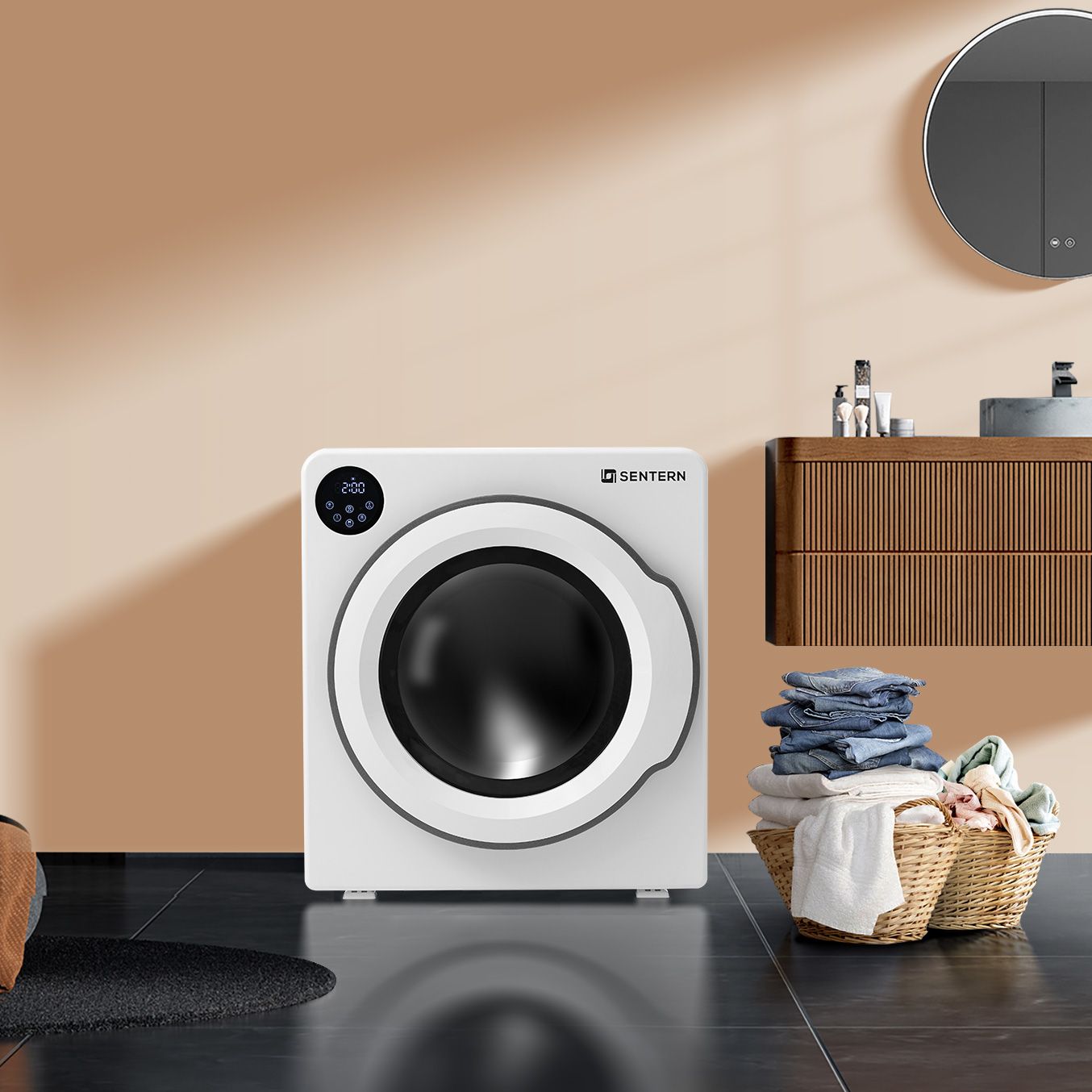 SENTERN 衣類乾燥機 8kg ES317596AAA 2025年購入 衣類乾燥機 8kg「1年