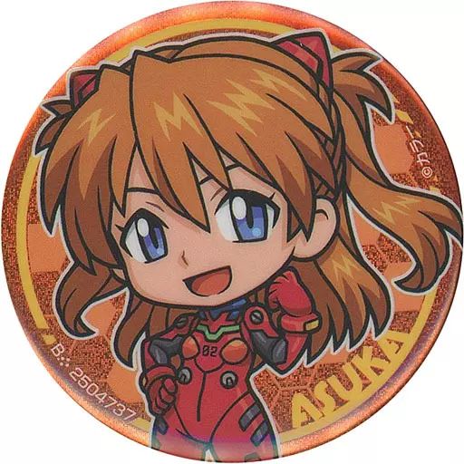 中古】バッジ・ピンズ 式波・アスカ・ラングレーA 缶バッジ