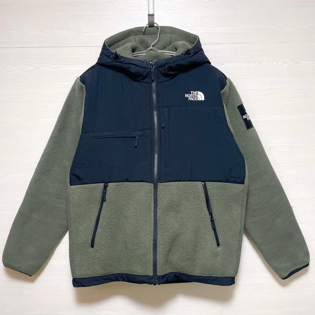 THE NORTH FACE Denali Hoodie NA72052 ノースフェイス デナリフーディ フリースジャケット フード付き M カーキ