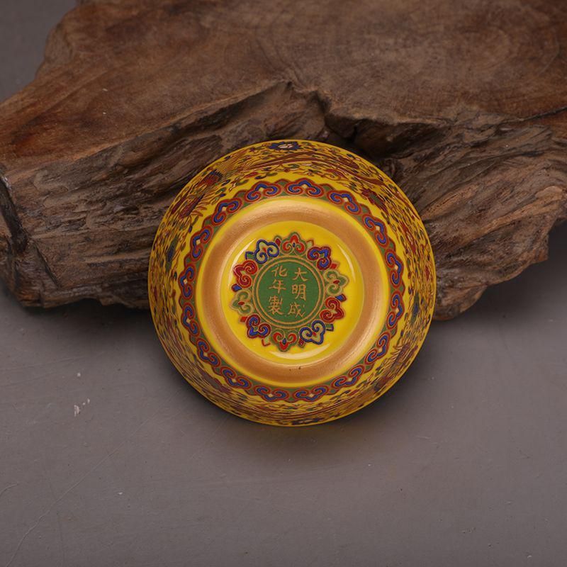彩絵龍鳳紋盤 中国古美術 茶道具 香道具 装飾品 現代工芸品 美術品 置物 中国茶器 青花喜字茶壺 茶道具 景徳鎮 陶磁器 装飾品 現代工芸品