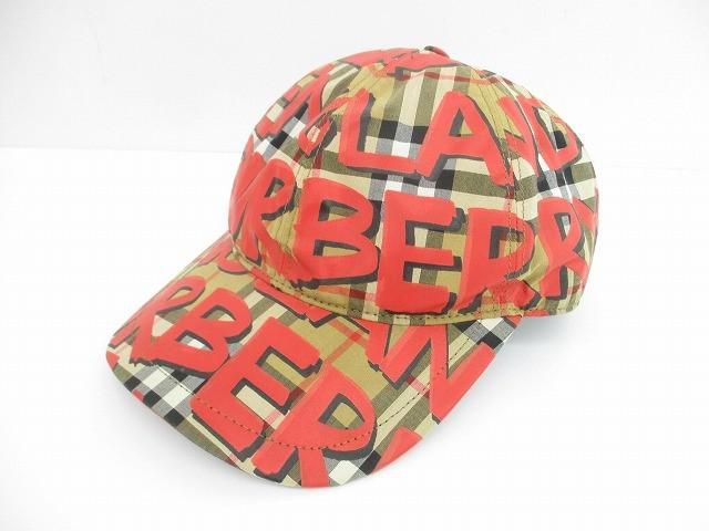 未使用　BURBERRY/ノバチェック　ベースボールキャップ　М BURBERRY バーバリー 帽子 ノヴァチェック ベースボールキャップ