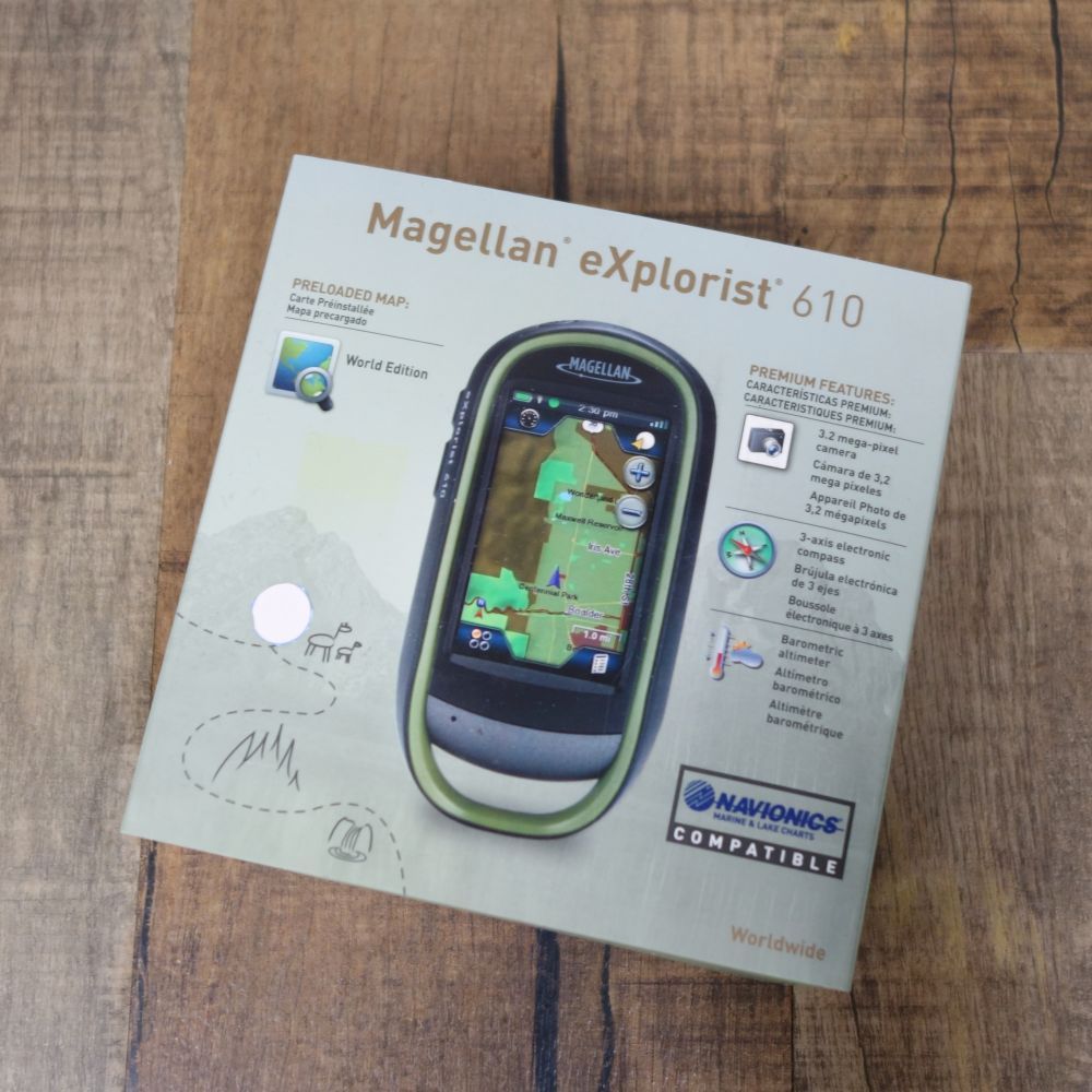 未使用 マゼラン MAGELLAN eXplorist 610 GPS MAP 