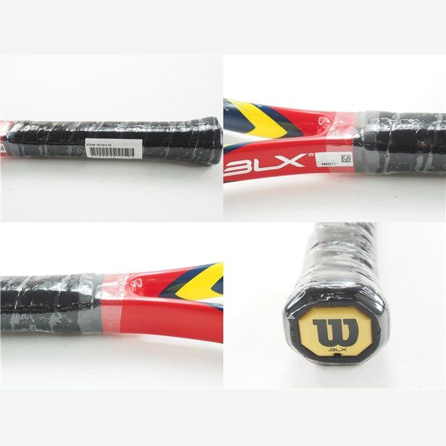 wilson - 中古 テニスラケット ウィルソン スティーム 100 2012年モデル【多数グロメット割れ有り】 (G2)WILSON STEAM 100 2012 中古 テニスラケット ウィルソン スティーム 100 2012年モデル