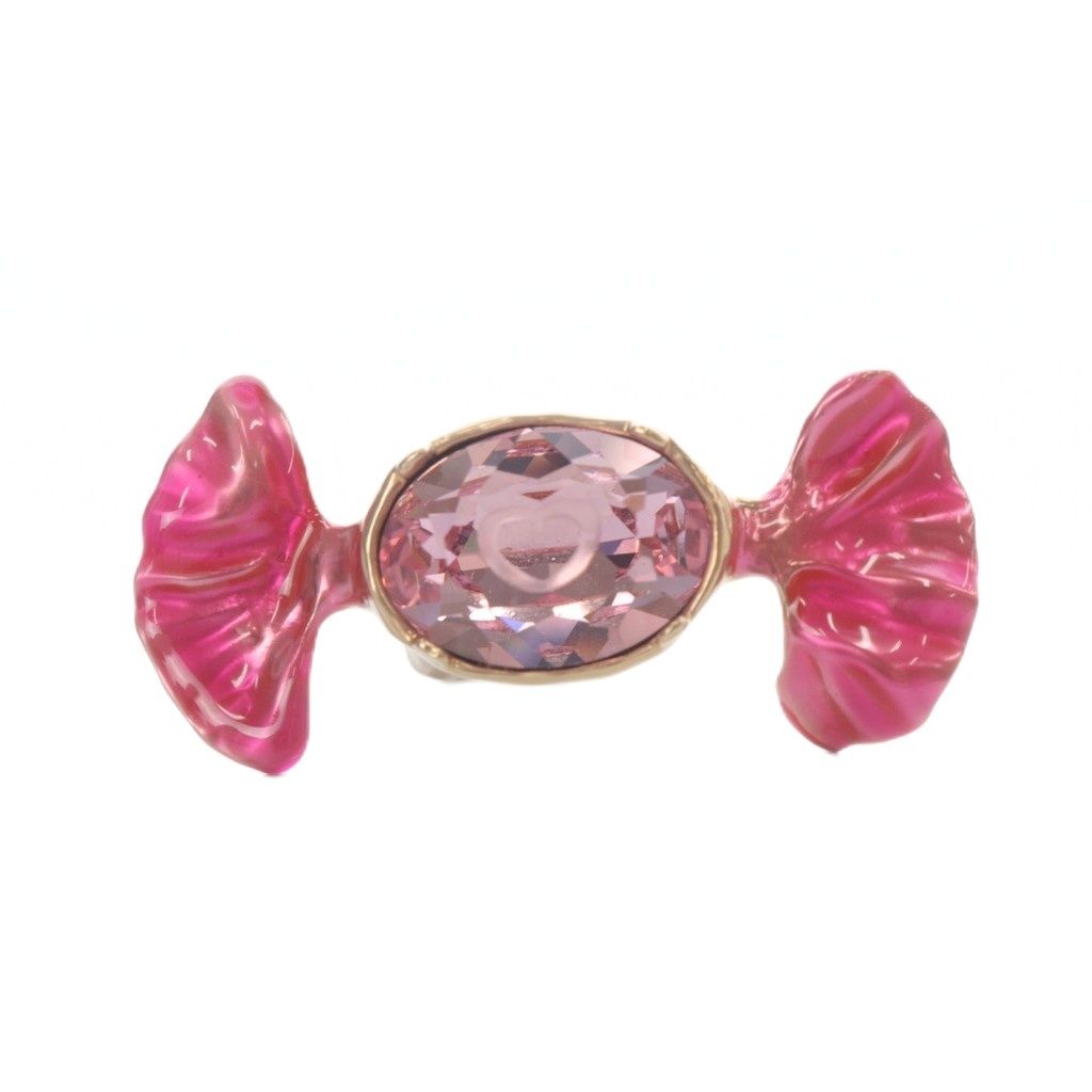 キューポット Q-POT セーラームーン ちびムーン セーラージュエルキャンディリング 指輪 12号 ピンク ゴールド色