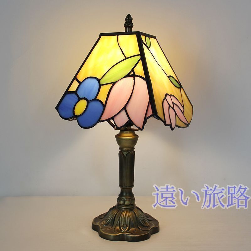 LEDテーブルランプ ステンドグラス 照明クラシック ヨーロッパ
