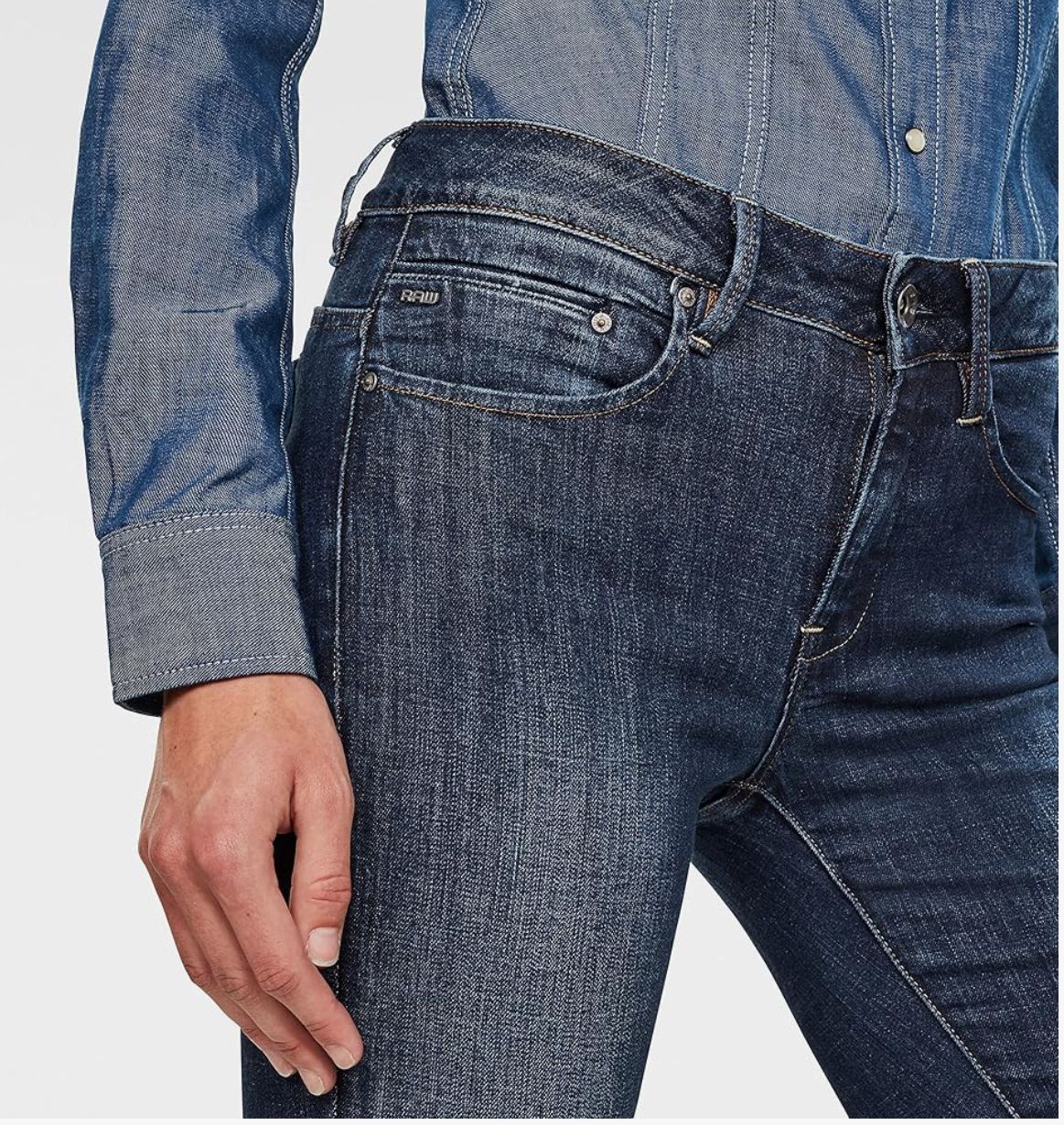 G-STAR RAW ジースターロゥ スキニー デニム パンツ W26 L32 Midge Zip Mid Skinny Wmn Neutro stretch denim レディース 女性 ボトムス パンツ ズボン 細見え