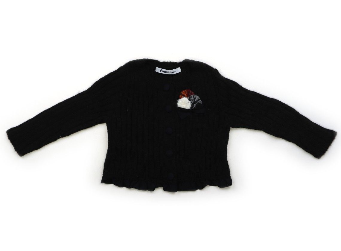 【美品】ファミリア　familiar ワンピース　カーディガン　80 テリア ファミリア/familiar】カーディガン 80サイズ 女の子【子供服