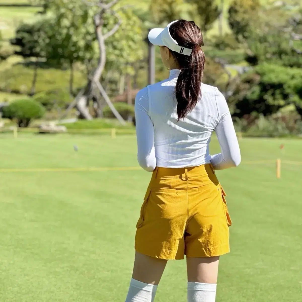 人気 レディースゴルフウェア リップ ハイブリッド モクネック Tシャツ