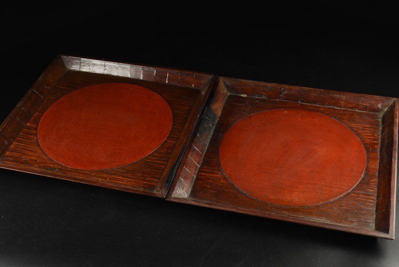 後藤塗 日の丸盆