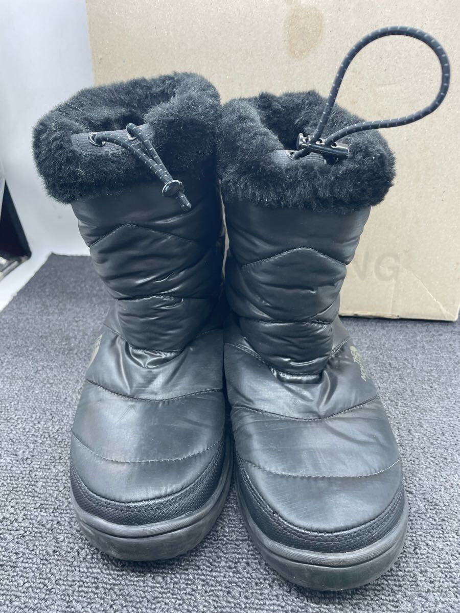 極暖・防水】THE NORTH FACE ヌプシ スノーブーツ 25cm 黒 箱