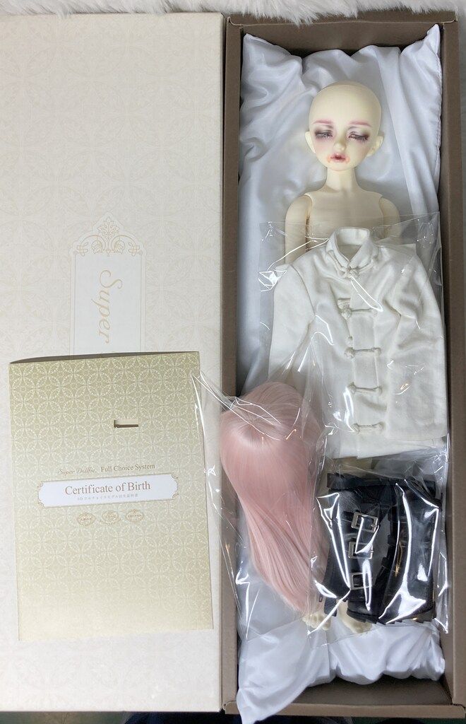 最終値下げ　ボークス　SDMフルチョイス　男の子　ホワイト肌　本体＋アイ ボークス SDM男の子 フルチョイス F-42 ホワイト肌 - メルカリ