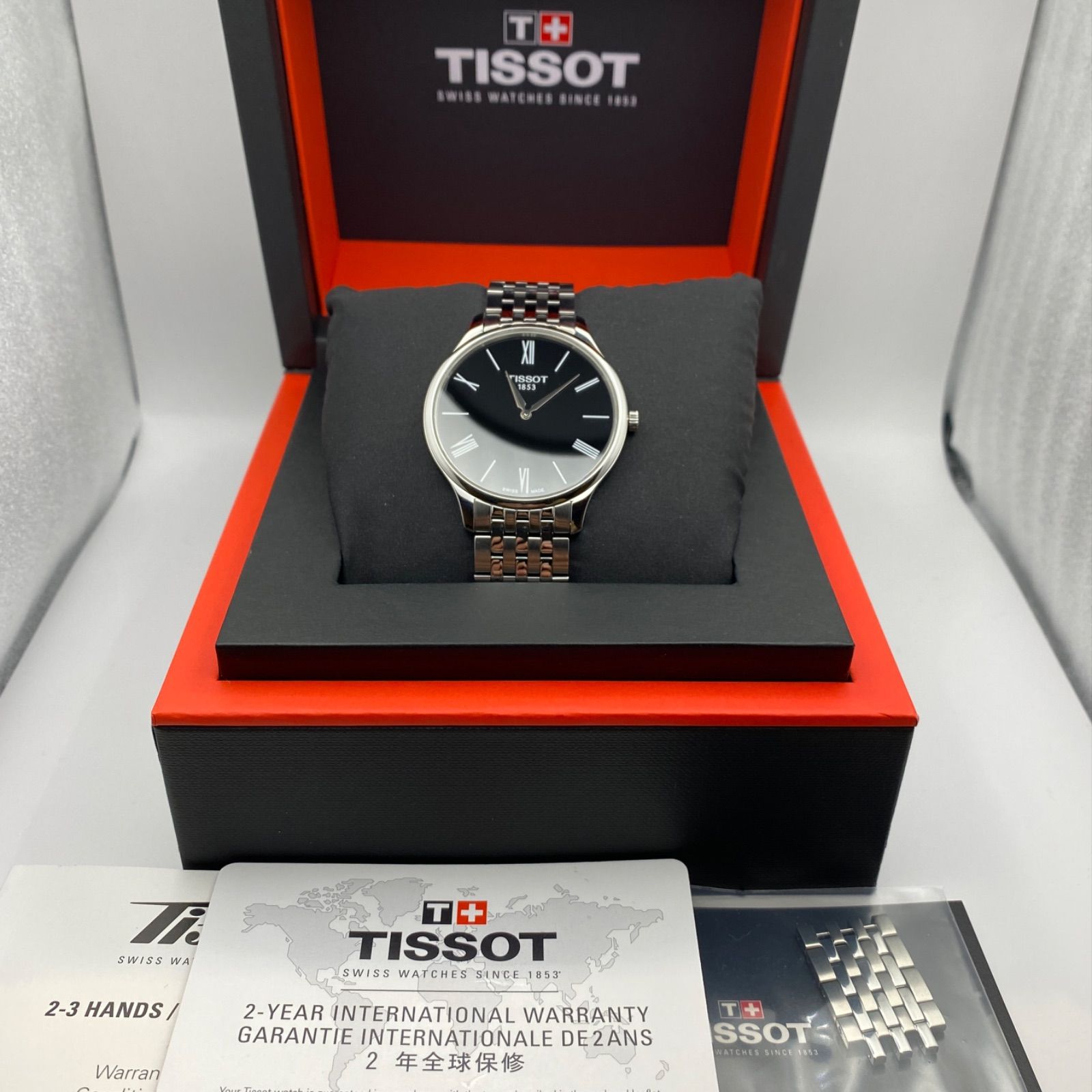 T331）美品 稼動品 TISSOT ティソ T-Classic TRADITION トラディション 